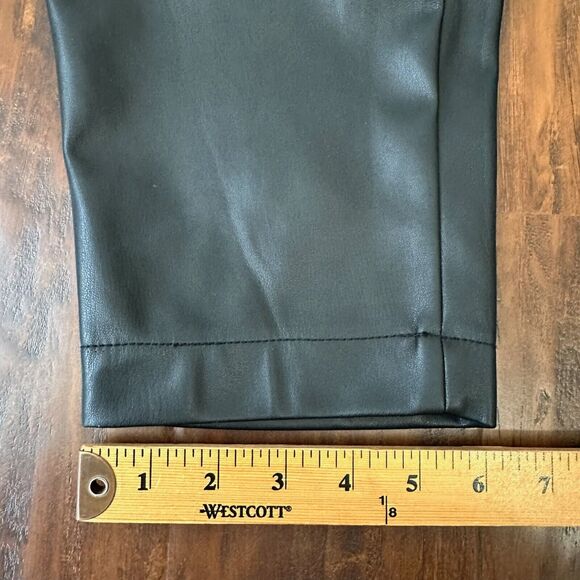 MADEWELL Vegan Leather Track Trousers High Rise in Black - Picture 16 of 16